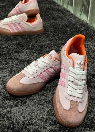 Кросівки adidas samba pink1 фото