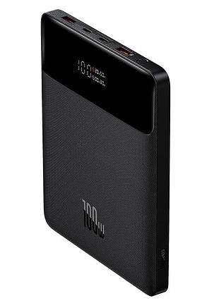 Павербанк умб baseus power bank 20000mah 2usb/2type-c 100w/3a pd/qc ppdgl-01 black