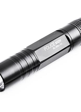 Фонарь ручной металлический police 5001-01-cm на батарейке 1xaa