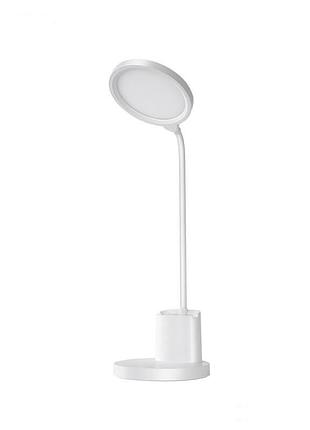 Лампа настольная remax rt-e815 с подставкой для ручки и телефона led lamp белый