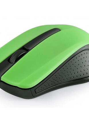 Мышка modecom mc-wm9 беспроводная 3кн 1200dpi нано ресивер черно-зеленая