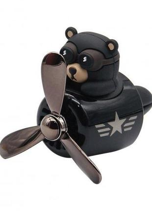 Ароматизатор на воздуховод pilot bear 2 картриджа black