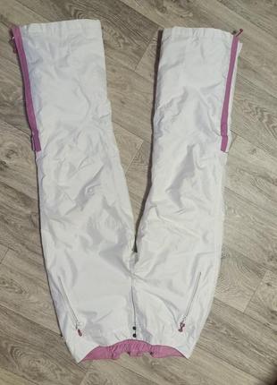 Штаны лыжные евро 40/42 размер l женские белые1 фото