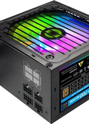 Модульный блок питания atx gamemax vp-800-m-rgb черный