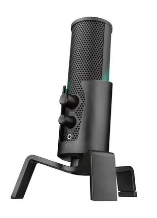 Настольный микрофон trust gxt258 fyru 4in1 streaming mic 23465 проводной черный