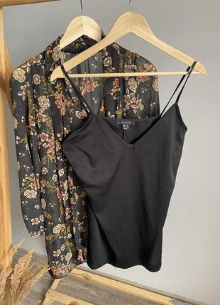 Блузка туніка подовжена блуза в квітковий принт7 фото