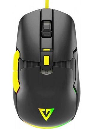 Мышка modecom m-mc-jager-100 jager volcano игровая 12400dpi 7кн rgb hot-swap custom черная