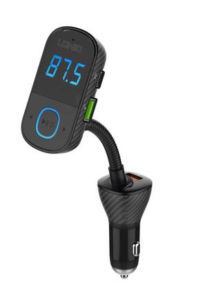Автомобильный fm-трансмиттер, модулятор ldnio c705q 2usb/1type-c/aux, pd/qc4.0