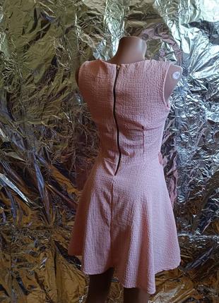 🧸 распродажа! короткое розовое платье. нюансик 🧸3 фото