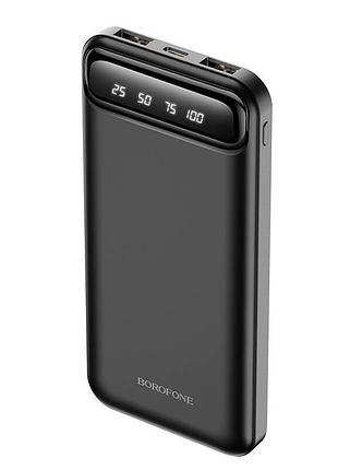 Портативное зарядное умб power bank borofone bj14 с дисплеем 10000mah 2usb 1type-c черный