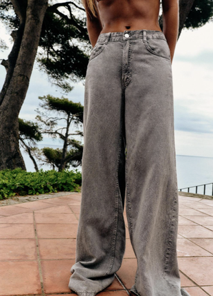 Трендові широкі брюки з вмістом льону2 фото