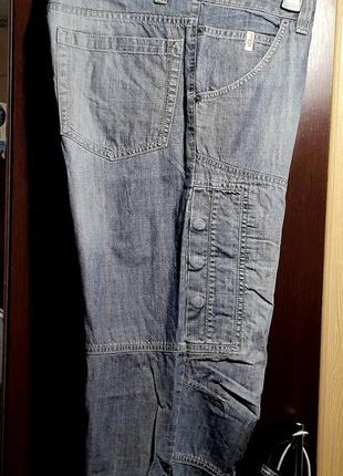 Брендовые джинсовые бриджи, летние лёгкие шорты5 фото