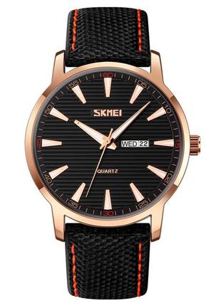 Чоловічий наручний годинник skmei black 9303 без подарункової коробки