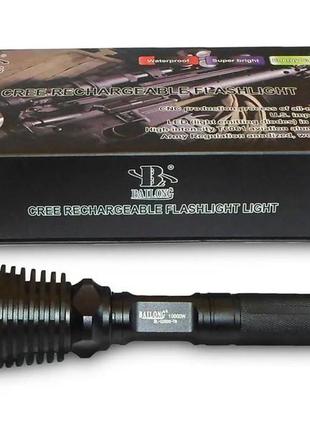 Ліхтар поліцейський зі змінним склом bailong bl-q2800-t6