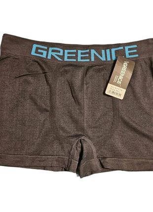 Мужские бесшовные эластичные шорты-боксеры greenice5 фото