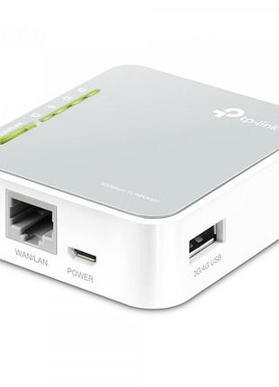 Маршрутизатор tp-link tl-mr3020 n300 1xfe lan/wan 2.4ггц 1xusb2.0 for 3g/4g/lte