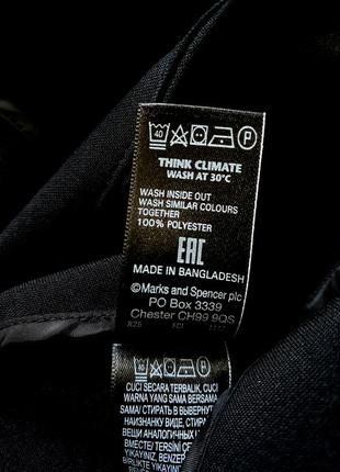 Новые черные  зауженные базовые брюки на высокий рост с высокой талией marks and spencer 18 uk4 фото