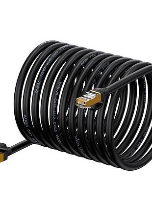 Патч-корд baseus high speed seven types of rj45 10gigabit network cable 30m wkjs011001 black