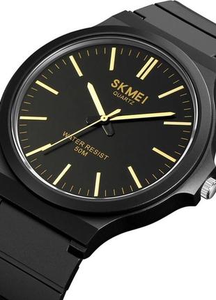 Чоловічий наручний годинник skmei black 2108 без подарункової коробки