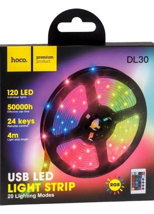 Led стрічка hoco dl30 4м 5050 колір чорний