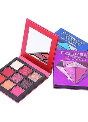 Тени для век farres amethyst obsessions 9в1
