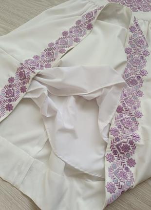 Вышиванка длинная до первого причастия вышиванное платье вышиванное платье платье гойра hoyra3 фото