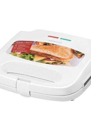 Бутербродница ardesto sm-h100w 700w пластик белый