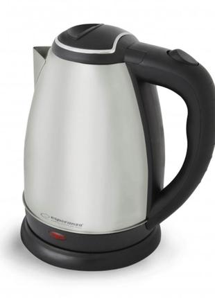 Электрочайник esperanza ekk104x kettle tugela 1.8л 2200вт серебристый с черным