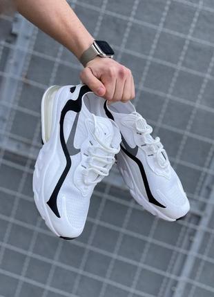 Nike air max 270 react white2 фото