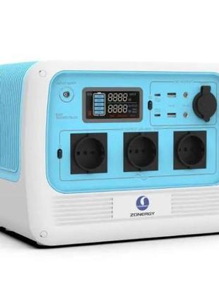 Зарядна станція zonergy 1000w 720wh/200 000mah lifepo4