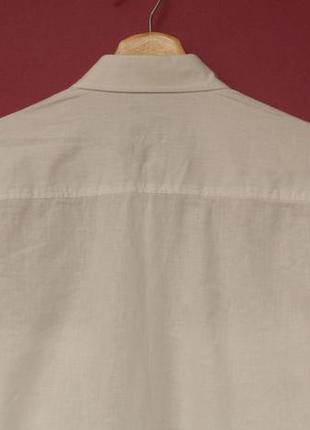 H&m рр m  linen cotton рубашка льняная из льна и хлопка6 фото