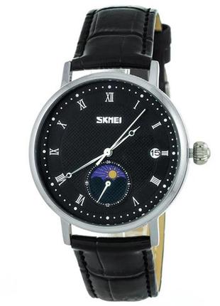 Чоловічий наручний годинник skmei black 9308 без подарункової коробки