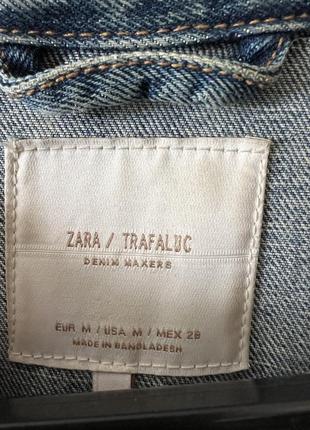 Удлиненная джинсовая куртка от zara4 фото