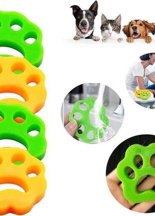 Силіконові лапки для прибирання шерсті furzapper small (2 штуки в комплекті!)