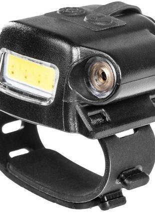 Аккумуляторный фонарь на палец neo tools 2в1 120мач / 90лм / 3вт / лазер черный (99-078)