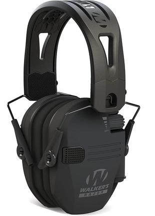Навушники тактичні активні шумоподавлюючі walker's razor tacti-grip із nrr захистом 23 дб black