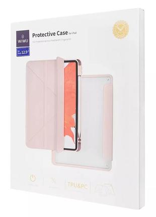Чехол для планшета wiwu defender protectived case ipad 12.9" pink