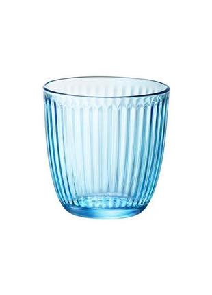 Стакан bormioli rocco серии line acqua из хрустального стекла 290мл голубой (580502vna021990)