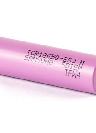Аккумулятор samsung icr18650-26h 2600 mah (оригинал)