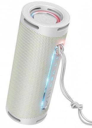 Портативная колонка hoco dazzling pulse sports bt speaker hc9 |bt5.1, tws, aux, fm, tf, usb, 5hours, 5w| grey