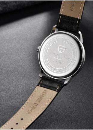 Классические водостойкие механические часы pagani design country 10 bar silvery7 фото