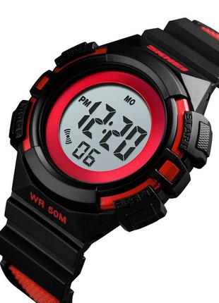 Детские наручные часы skmei 1485 (красные с черным)