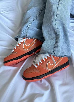 Nike dunk concepts x orange lobster7 фото