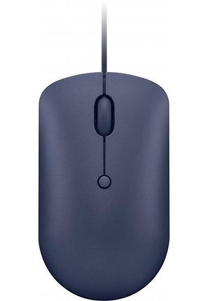Миша комп'ютерна lenovo 540 usb-c wired abyss blue 2400dpi/дротова синій