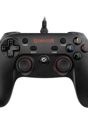 Игровой проводной джойстик redragon saturn g807 usb xinput-ps3 12 кнопок (черный)