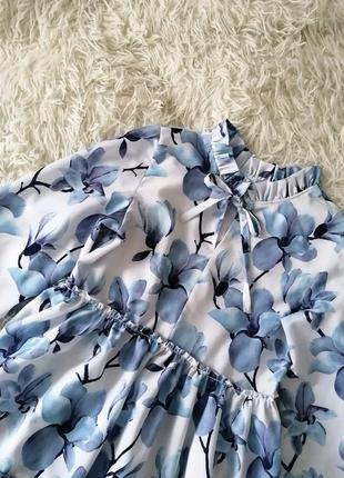 Сукня плаття в квітковий принт3 фото