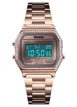 Женские наручные часы skmei lolita 1474 розовое золото