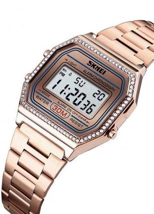 Женские наручные часы skmei lolita 1474 розовое золото