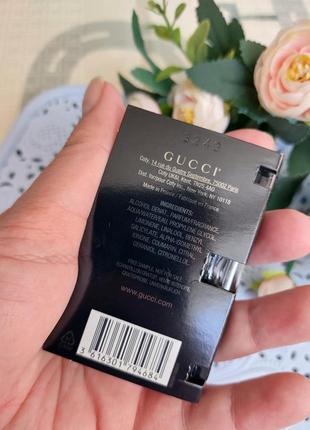 Gucci guilty eau de parfum pour homme парфюмированная вода мужская, 1.5 мл (пробник)2 фото