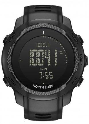 Годинники чоловічі наручні north edge vertico з компасом (чорні)